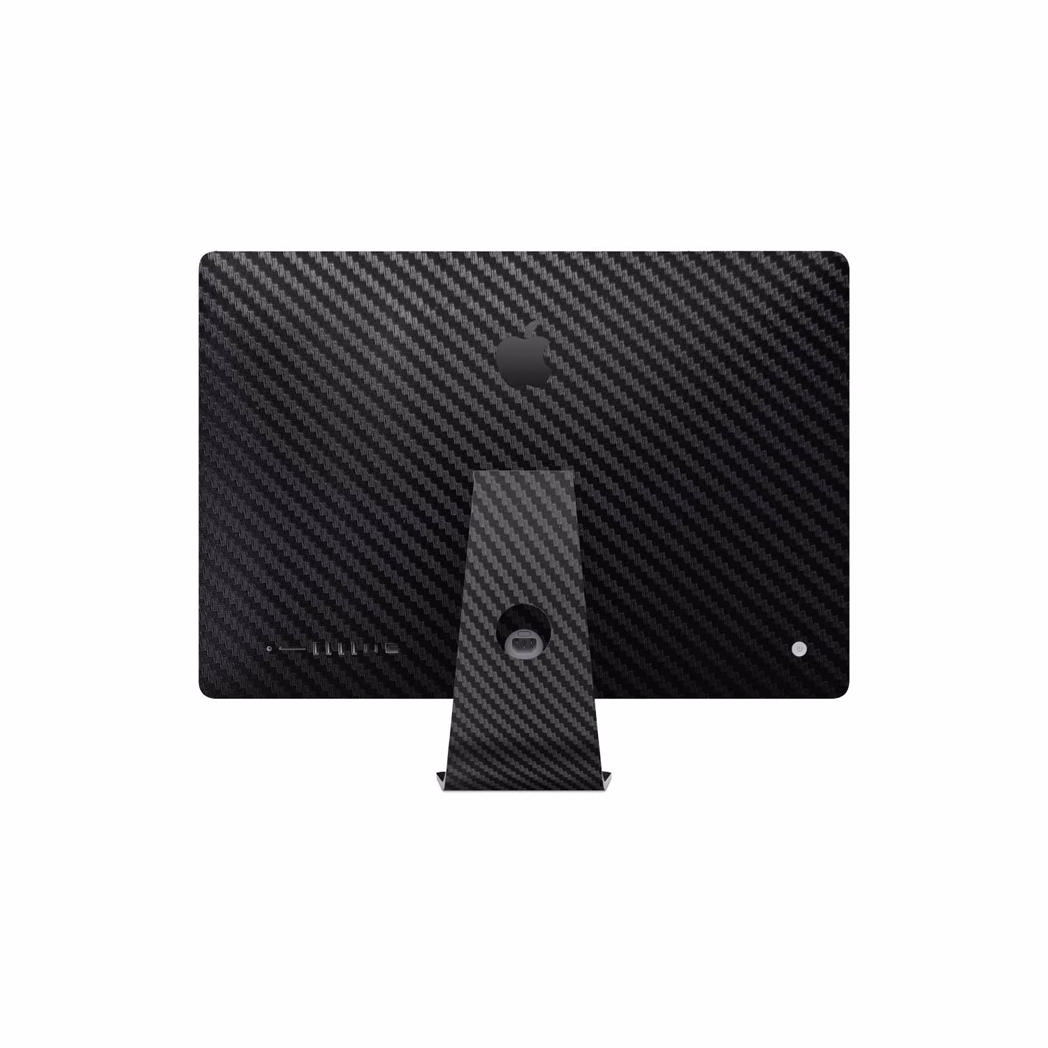 3D Textured Black Carbon Fibre Skin für Apple iMac 27-inch