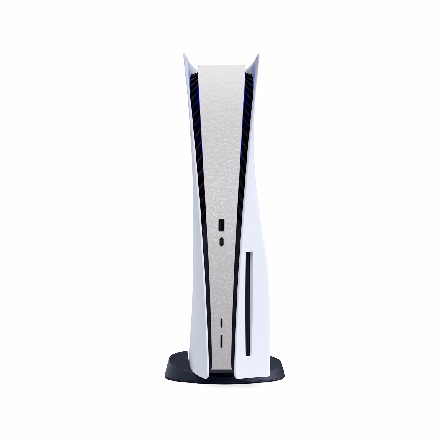 White Leather skin for Sony PS5 middle section