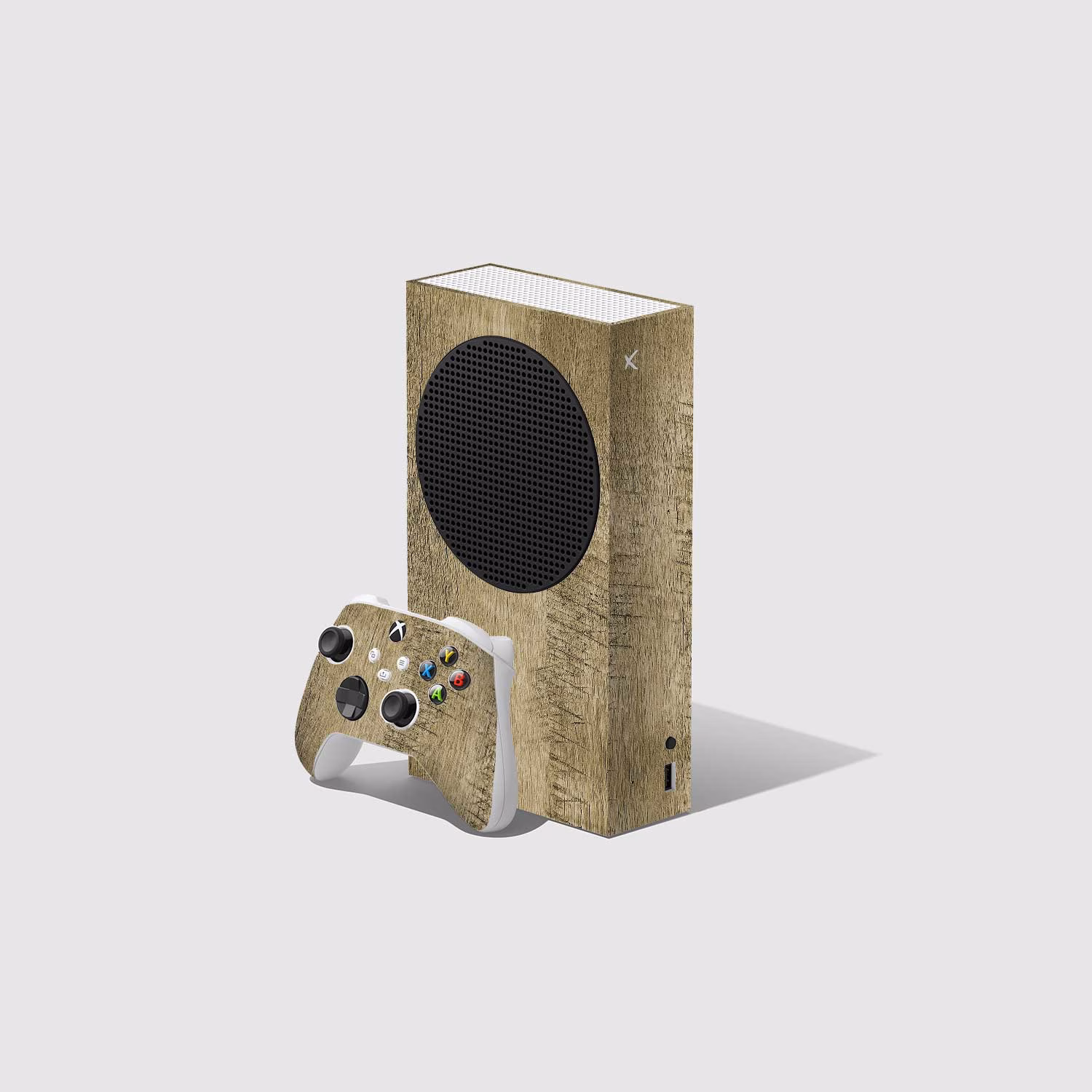 Oak Xbox Series S Console and Controller Skin Wrap