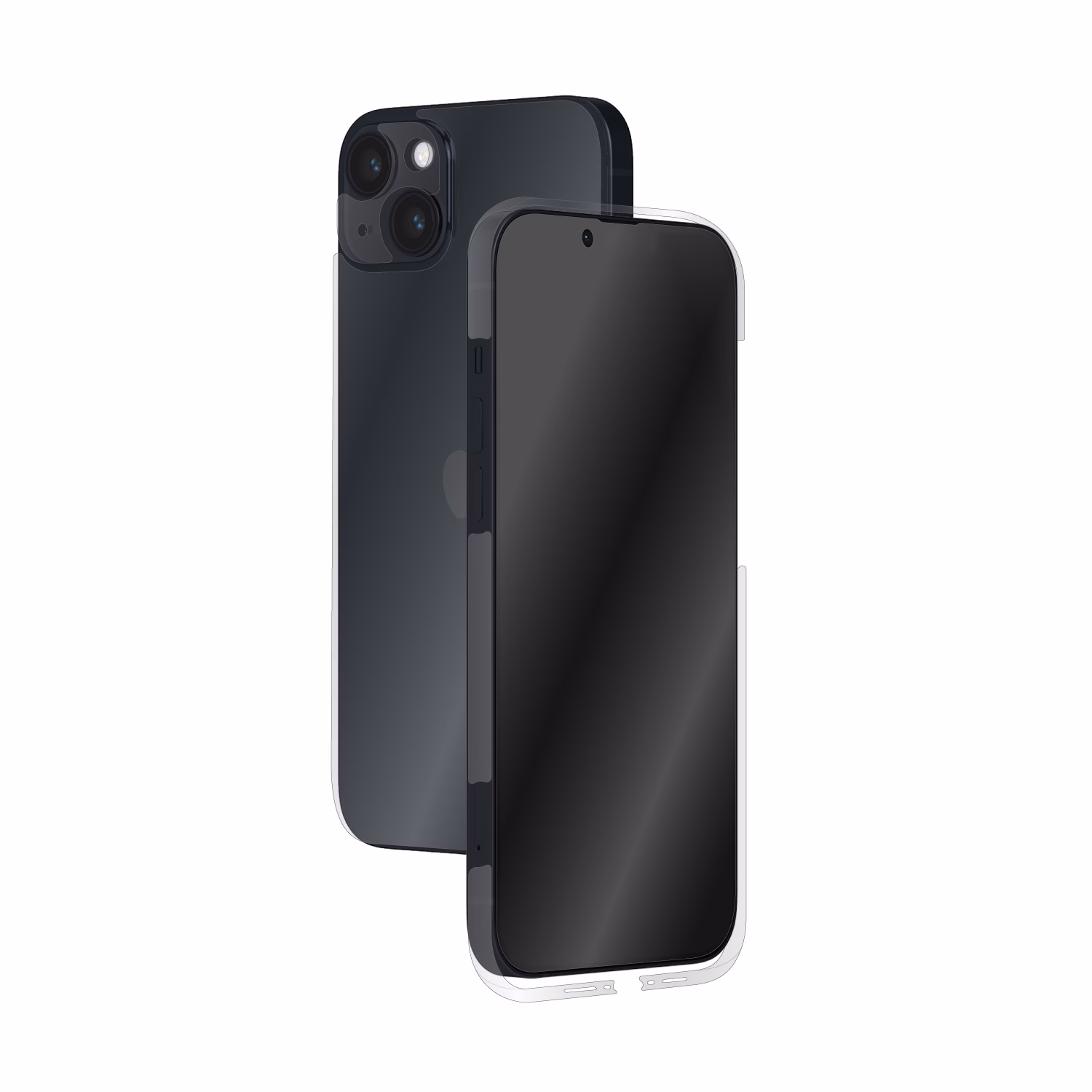 Apple iPhone 15 Plus (6.7″, 2023) - Clear Series Skin