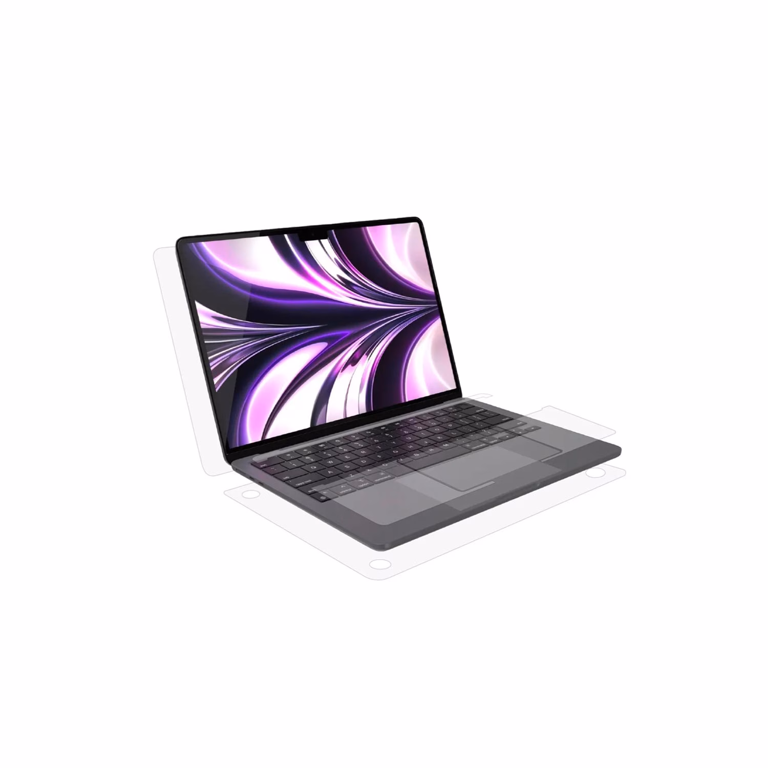 MacBook Air 13.6″ (2025, M4) - Clear Serie Skin