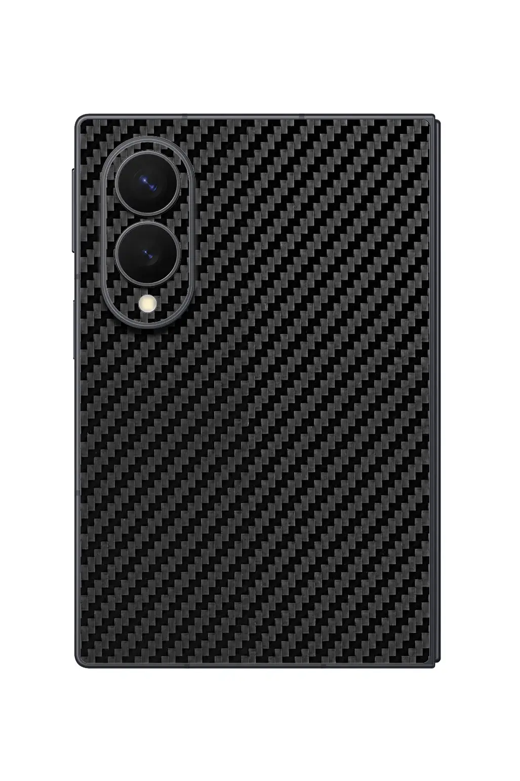 Samsung Galaxy Z Fold8 Black Carbon Fibre skin-wrap-ultraskinz