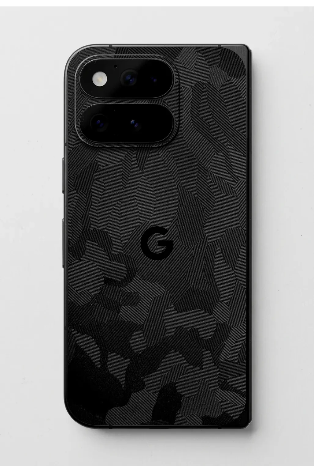 Google Pixel 11 Pro Fold CAMO Series Camo Black easy-to-apply with logo skin-wrap-ultraskinz