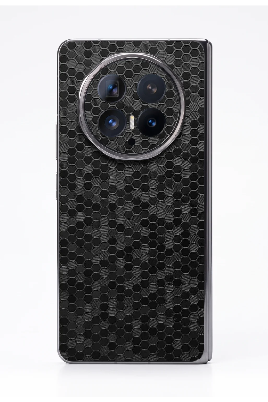 Honor Magic V6 HONEYCOMB Serie Skin - Honeycomb Schwarz, Nur Rückseite (einfach anzubringen)
