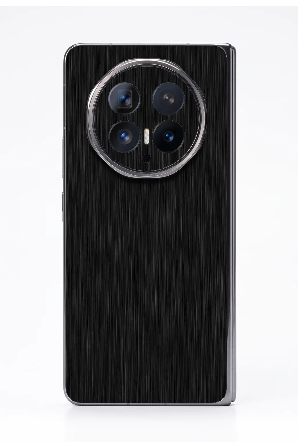 Honor Magic V6 METALLIC Serie Skin - Gebürstetes Schwarztitan, Nur Rückseite (einfach anzubringen)