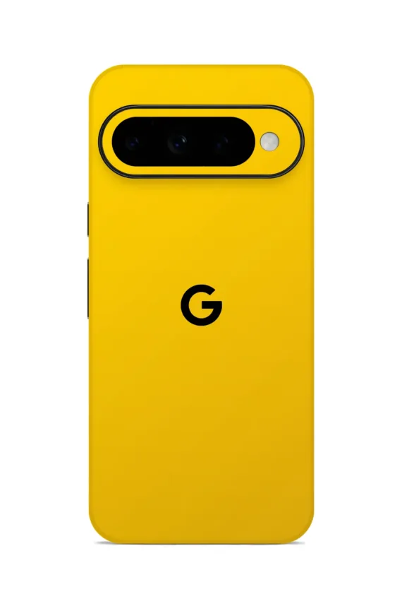 Google Pixel 11 Pro XL GLOSS Series Yellow Sunrise full-coverage with logo skin-wrap-ultraskinz