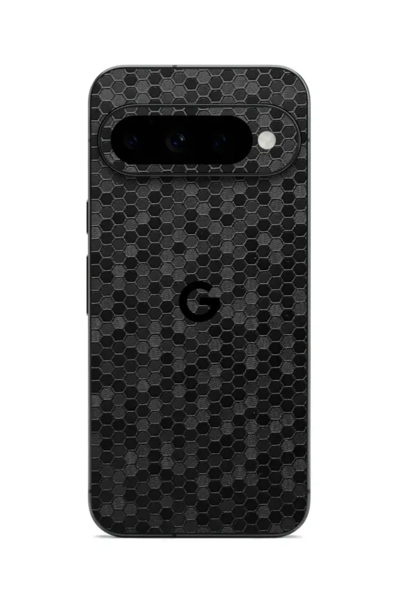 Google Pixel 11 Pro XL HONEYCOMB Series Honeycomb Black easy-to-apply with logo skin-wrap-ultraskinz