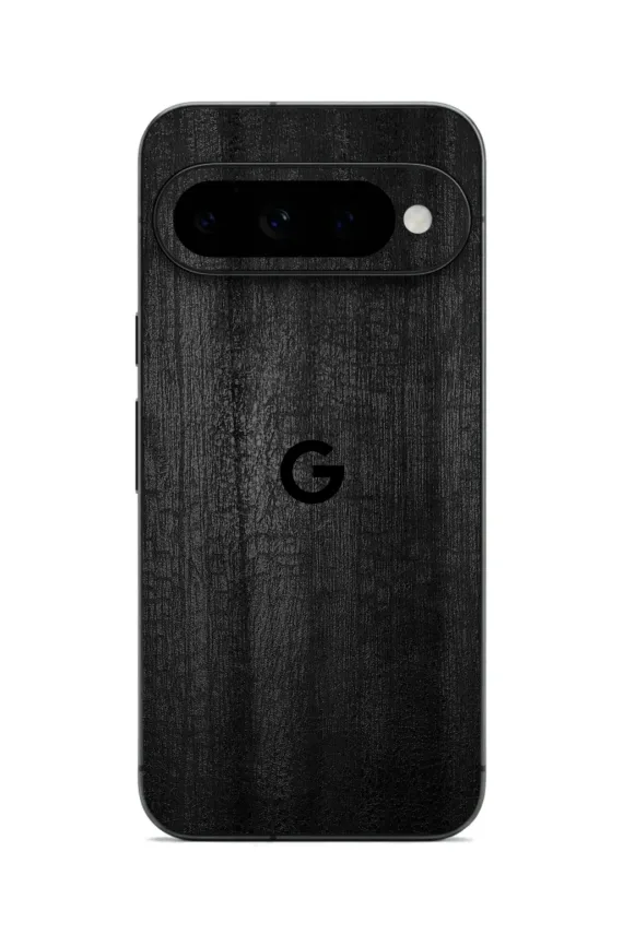Google Pixel 11 Pro XL WOOD Series Char easy-to-apply with logo skin-wrap-ultraskinz